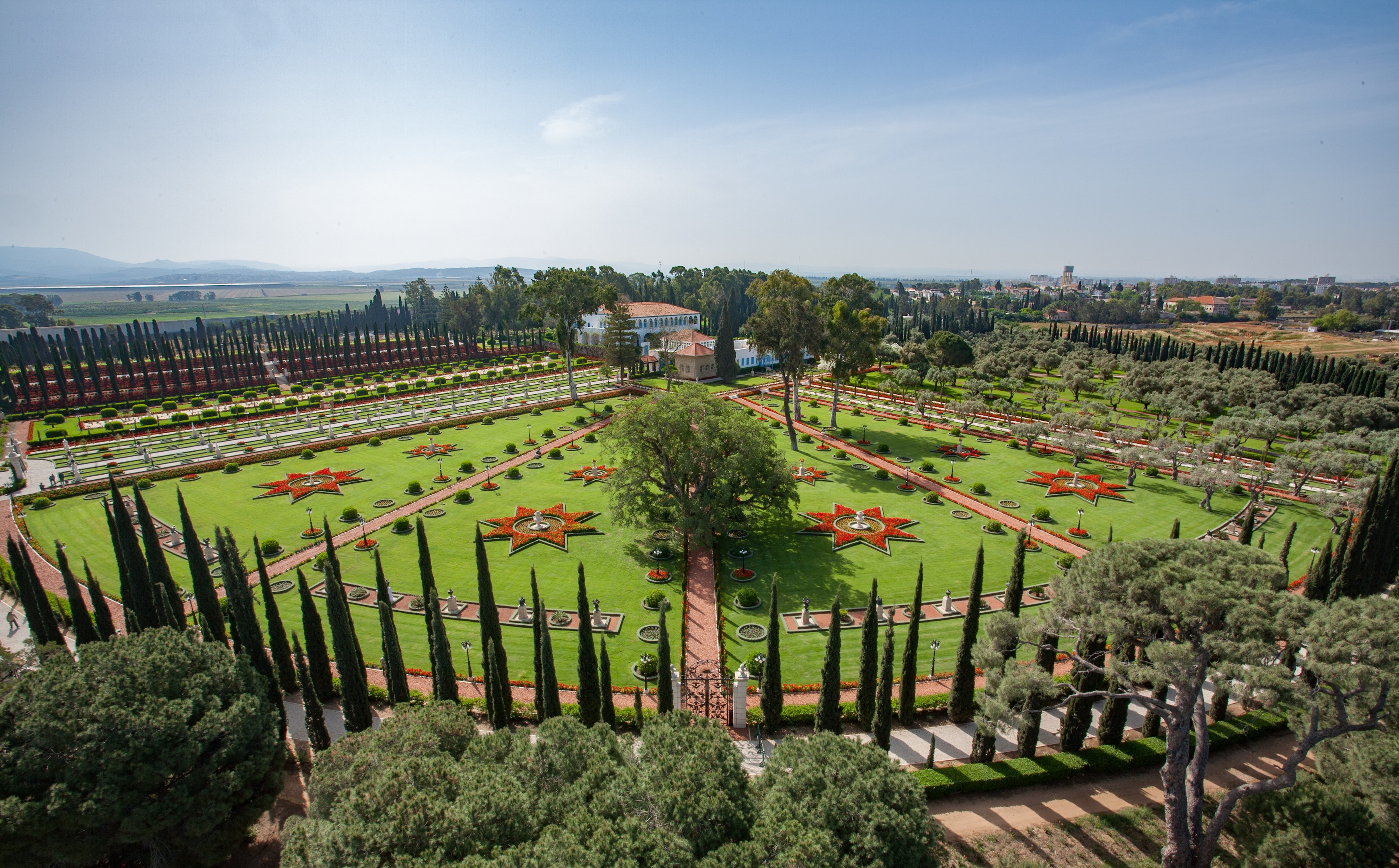 The Shrine of Bahji, Akka, Israel — resting place of Bahá'u'lláh